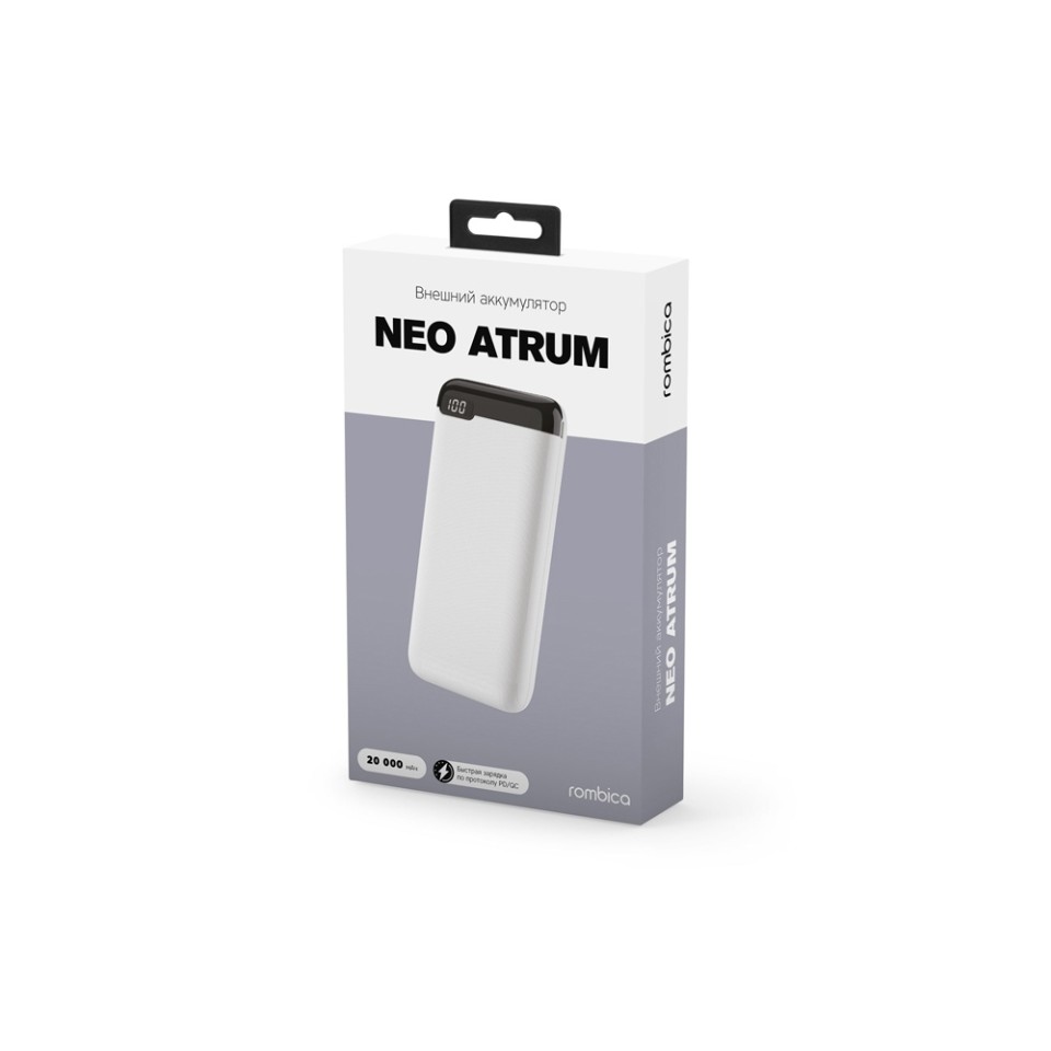 Внешний аккумулятор Rombica NEO Atrum White