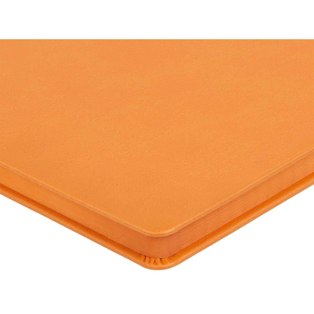 Ежедневник недатированный А5 "Megapolis Nappa", оранжевый