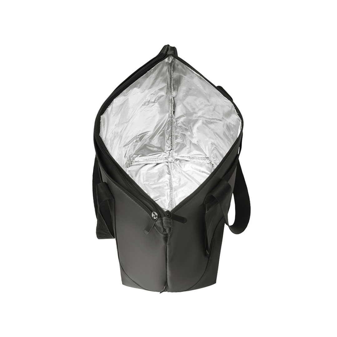 Сумка-холодильник «Cool XL» с двумя лямками на плечо, темно-серый