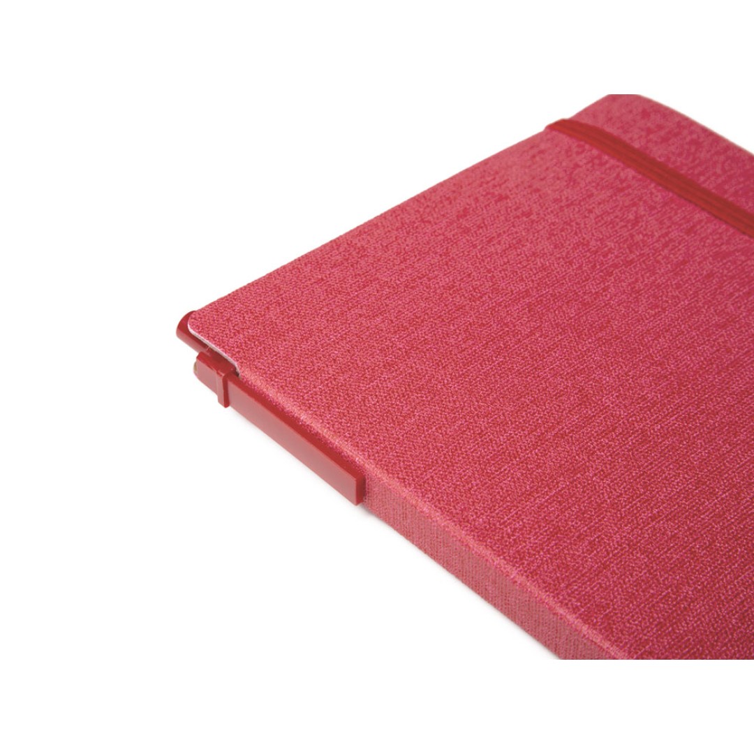 Блокнот с ручкой и набором стикеров А5 "Write and stick", красный