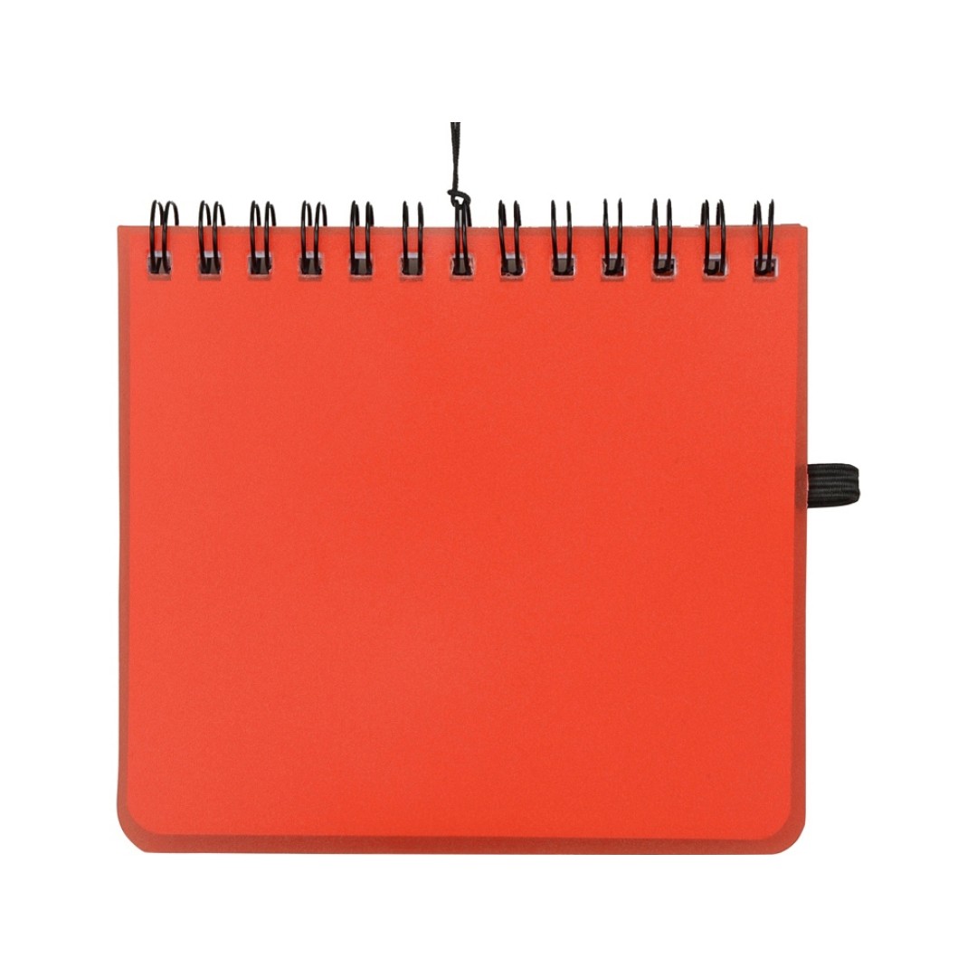 Блокнот А6 "Журналист" с ручкой, красный