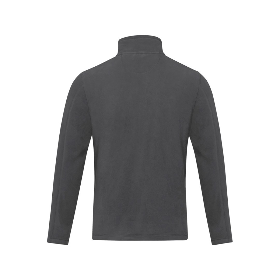 Мужская флисовая куртка Amber на молнии из переработанных материалов по стандарту GRS, storm grey