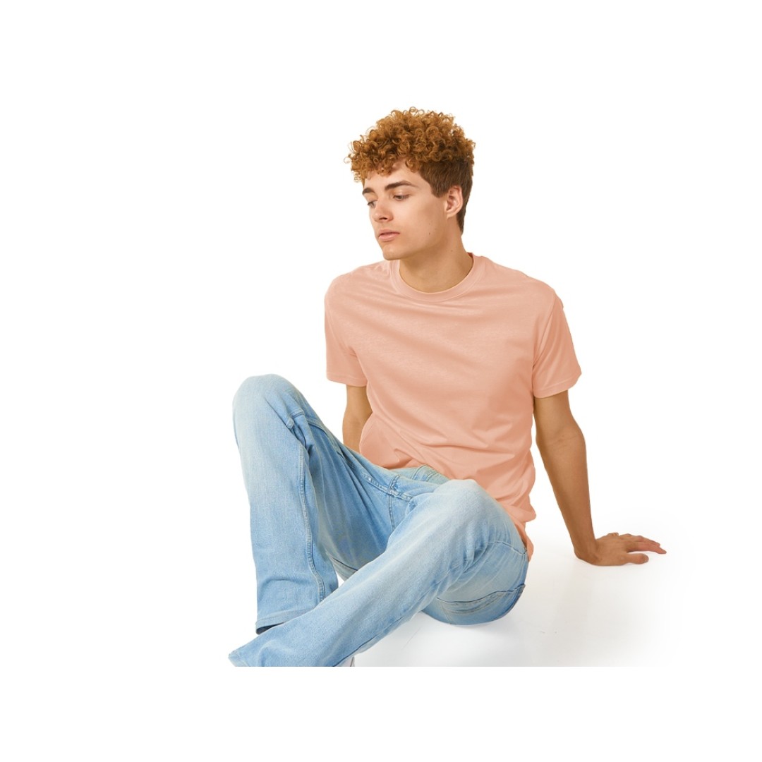 Футболка "Heavy Super Club" с боковыми швами, мужская, лососевый