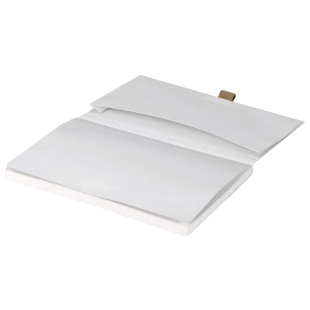 Блокнот из моющегося крафта и каменной бумаги А5 "Fleekstone", гибкая обложка, натуральный