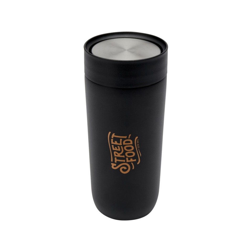 Camden кружка из нержавеющей стали, сертифицированный RCS, 350 м, сплошной черный