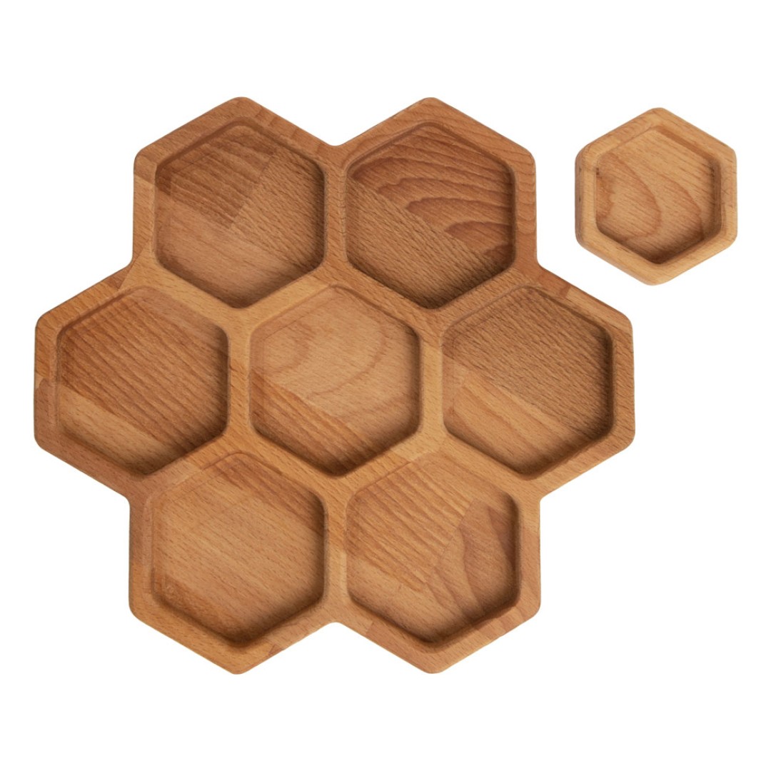 Менажница соты с одной соусницей "Соты" (Р)