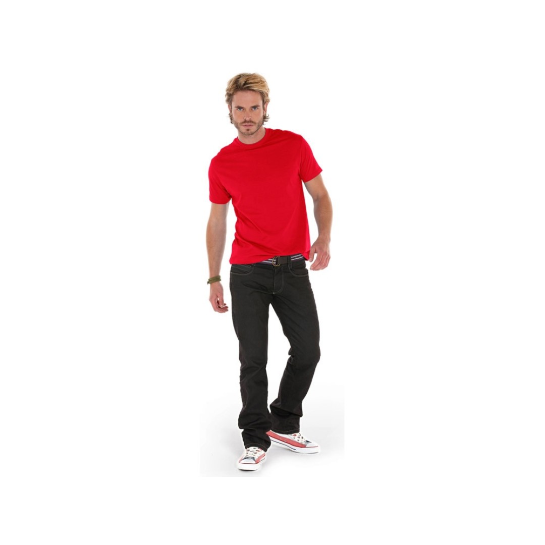 Футболка "Heavy Super Club" с боковыми швами, мужская, красный