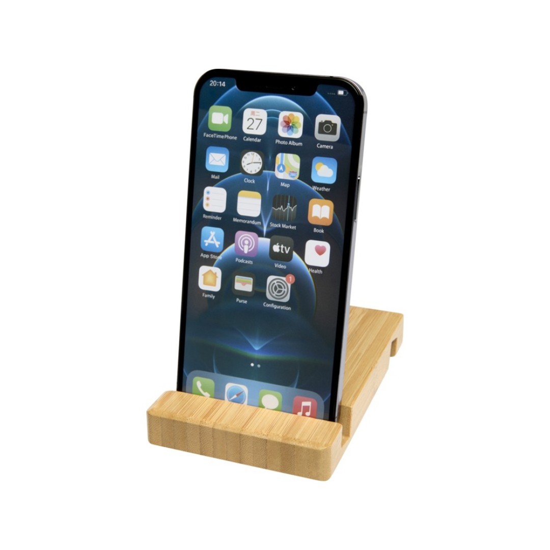 Bubup бамбуковая 2-угольная подставка для планшета и телефона