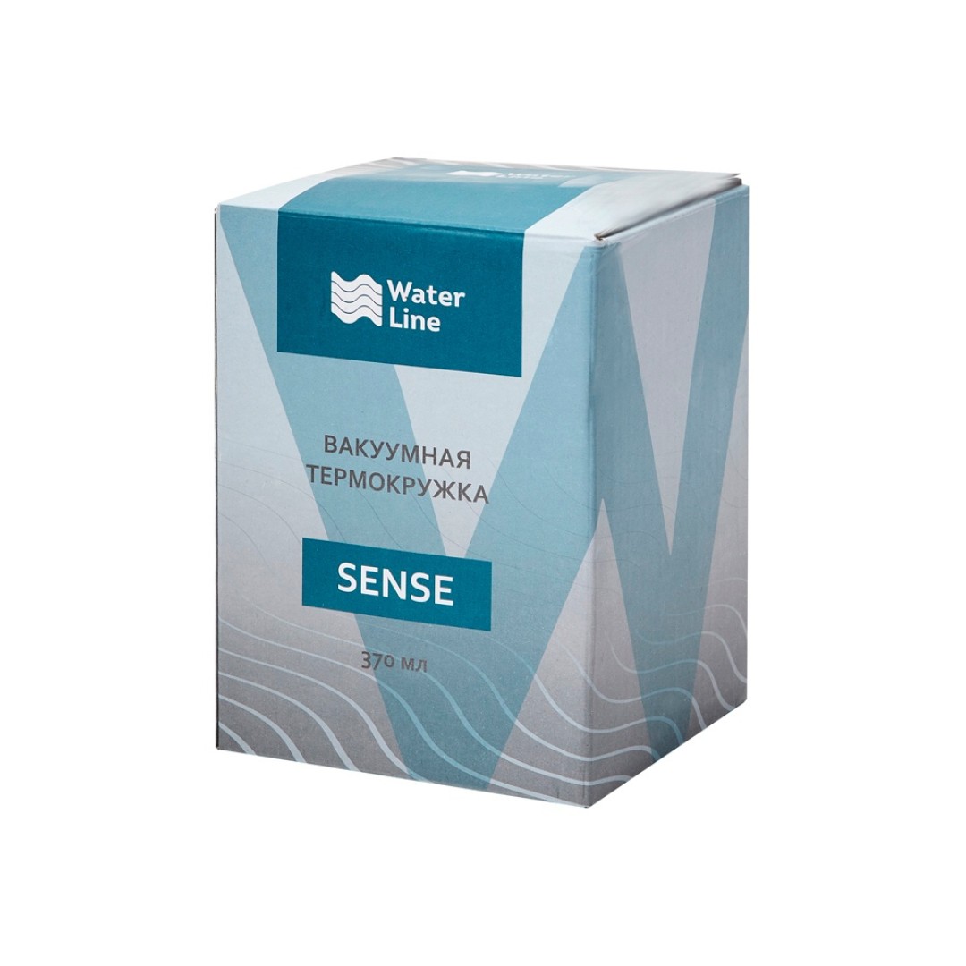 Вакуумная термокружка "Sense", непротекаемая крышка, серебристый