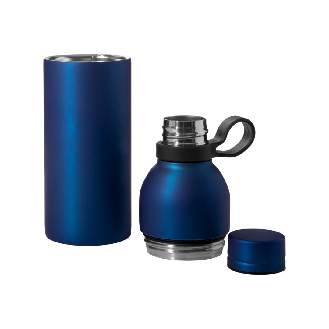 Универсальная составная термобутылка "Inverse", 550 мл, синий металлик (Р)