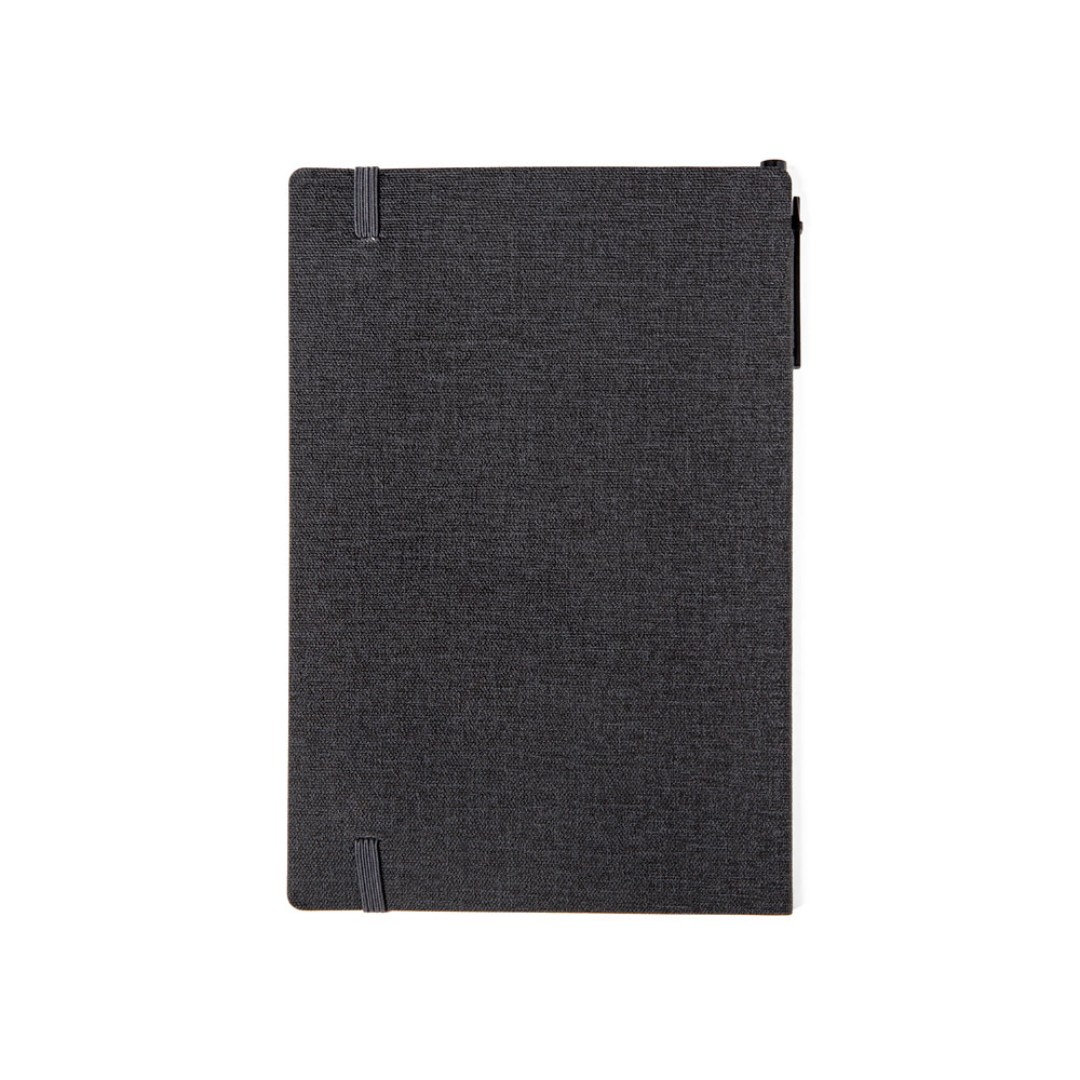 Блокнот с ручкой и набором стикеров А5 "Write and stick", черный