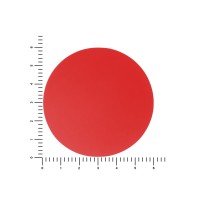 ПАТЧ КРУГ soft-touch (красный) 6,0 х 6,0 см