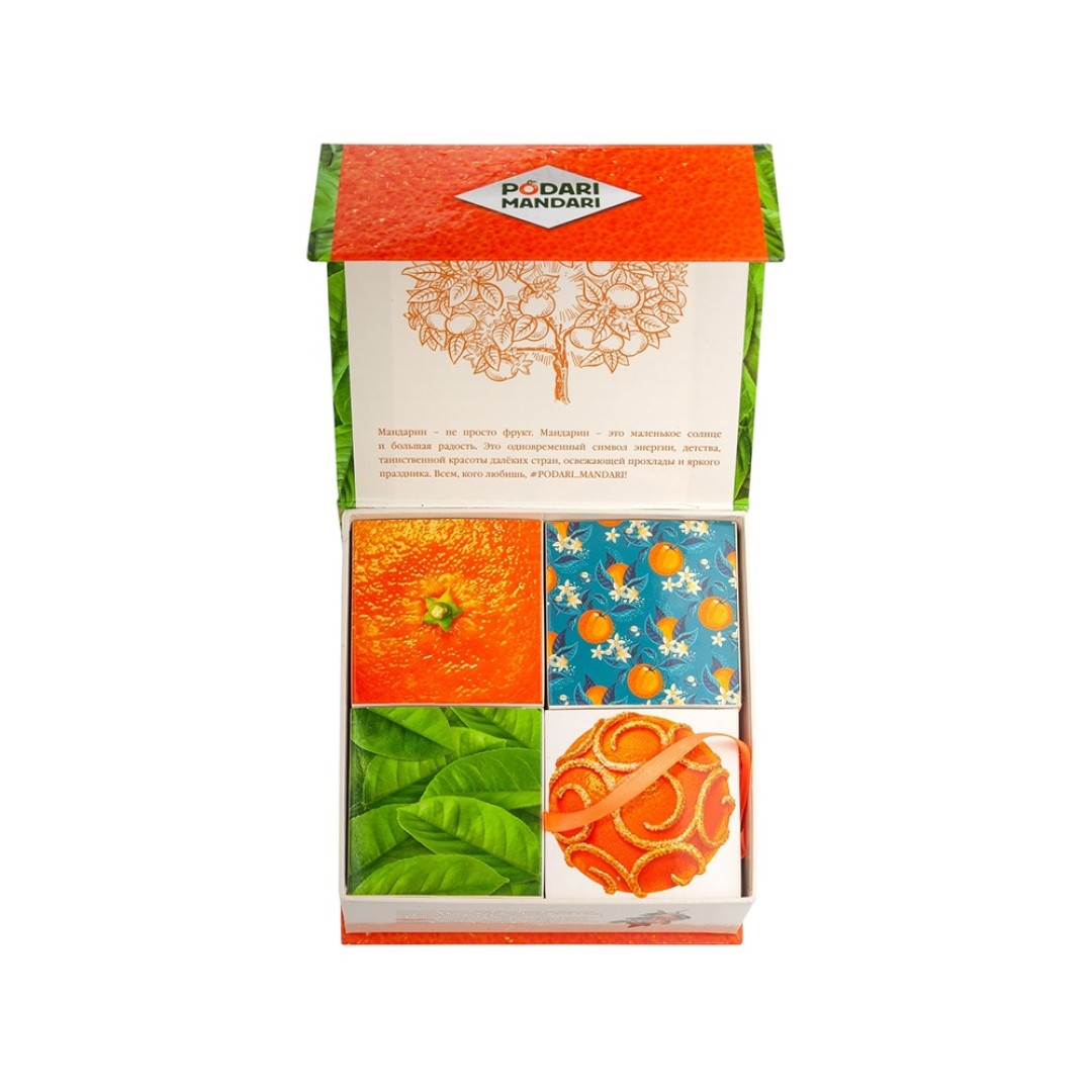 Подарочный набор с чаем и сладостями "ПодариМандари"