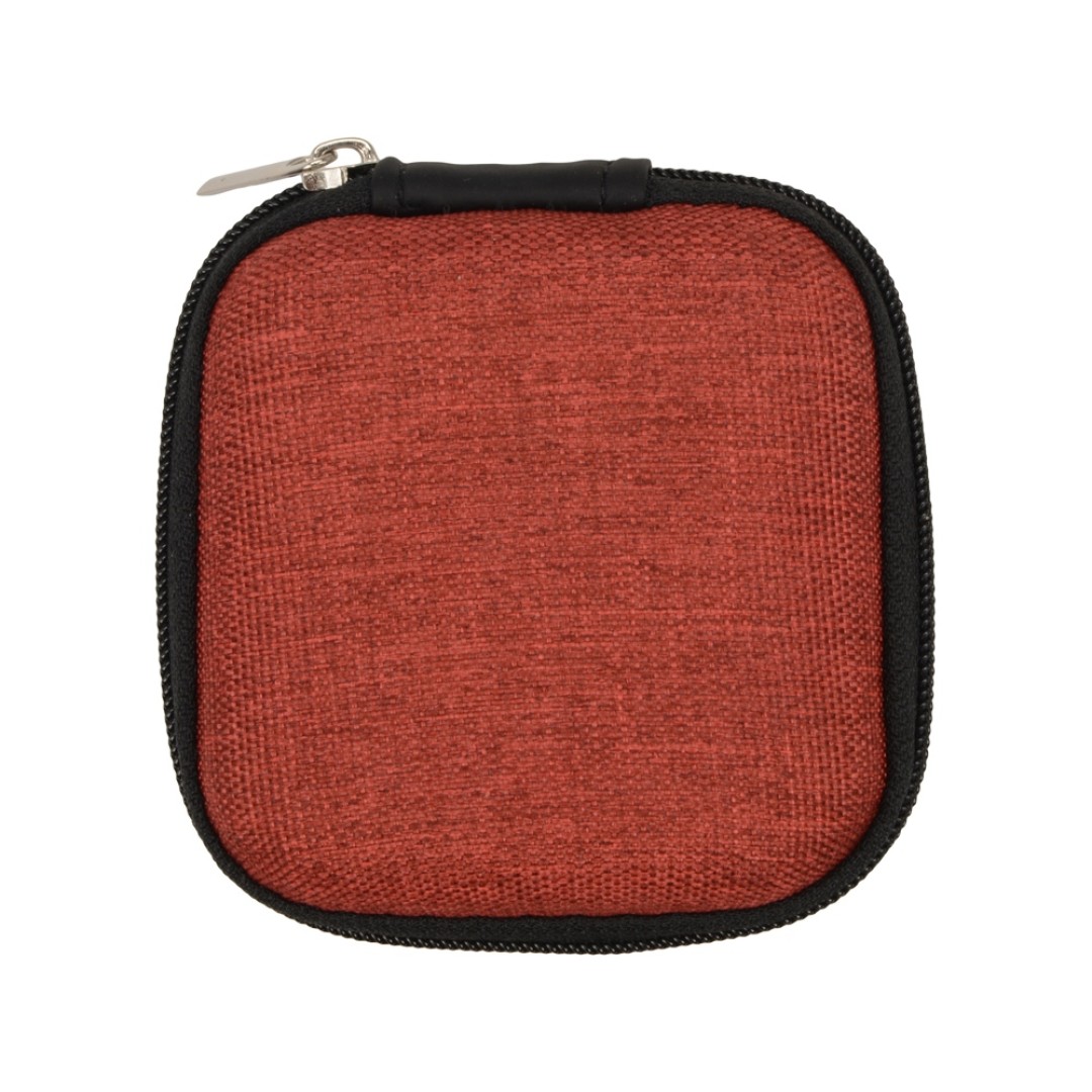 Набор с наушниками и зарядным кабелем 3-в-1 "In motion", красный