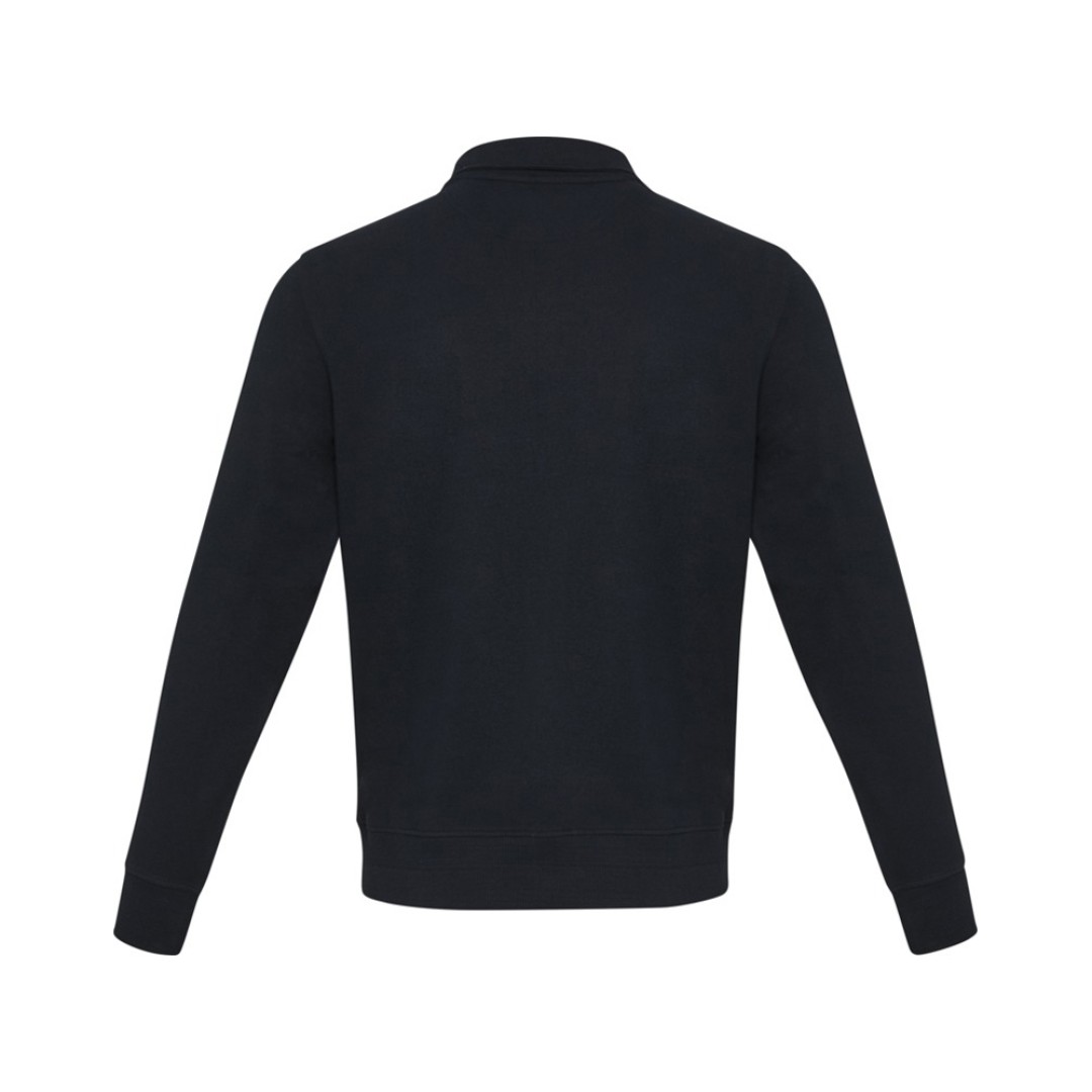 Tin унисекс-свитер с молнией на четверть из переработанных материалов Aware™ - Темно - синий