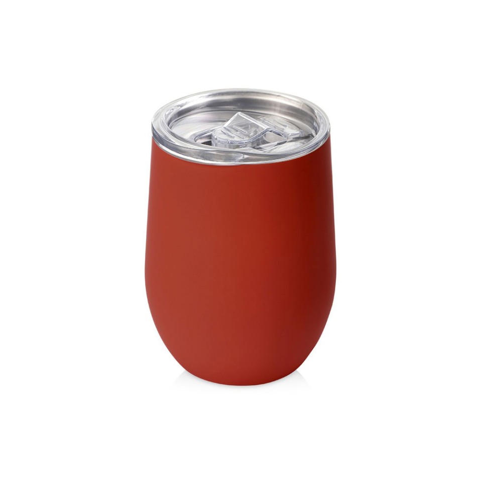 Термокружка "Vacuum mug C1", soft touch, 370мл, красный
