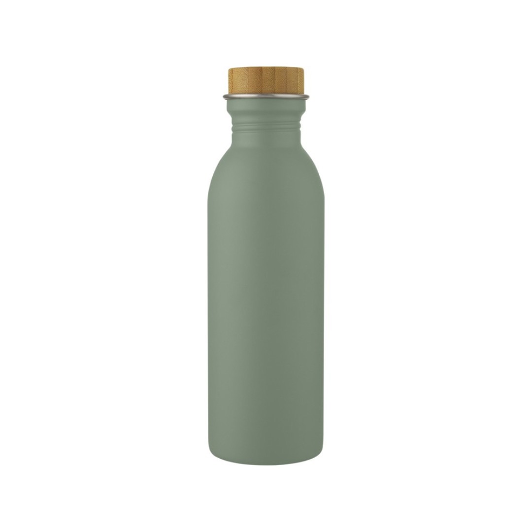 Kalix, спортивная бутылка из нержавеющей стали объемом 650 мл, зеленый яркий