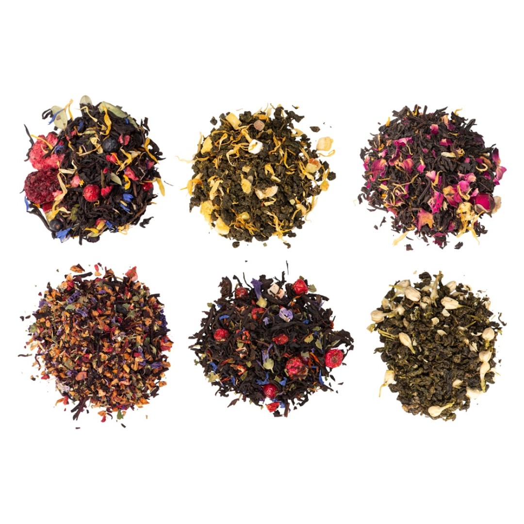 Набор подарочный с шестью видами чая "Bouquet"