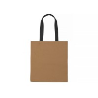 Сумка-шопер Papyrus из моющейся крафт-бумаги, натуральный/черный (Р)