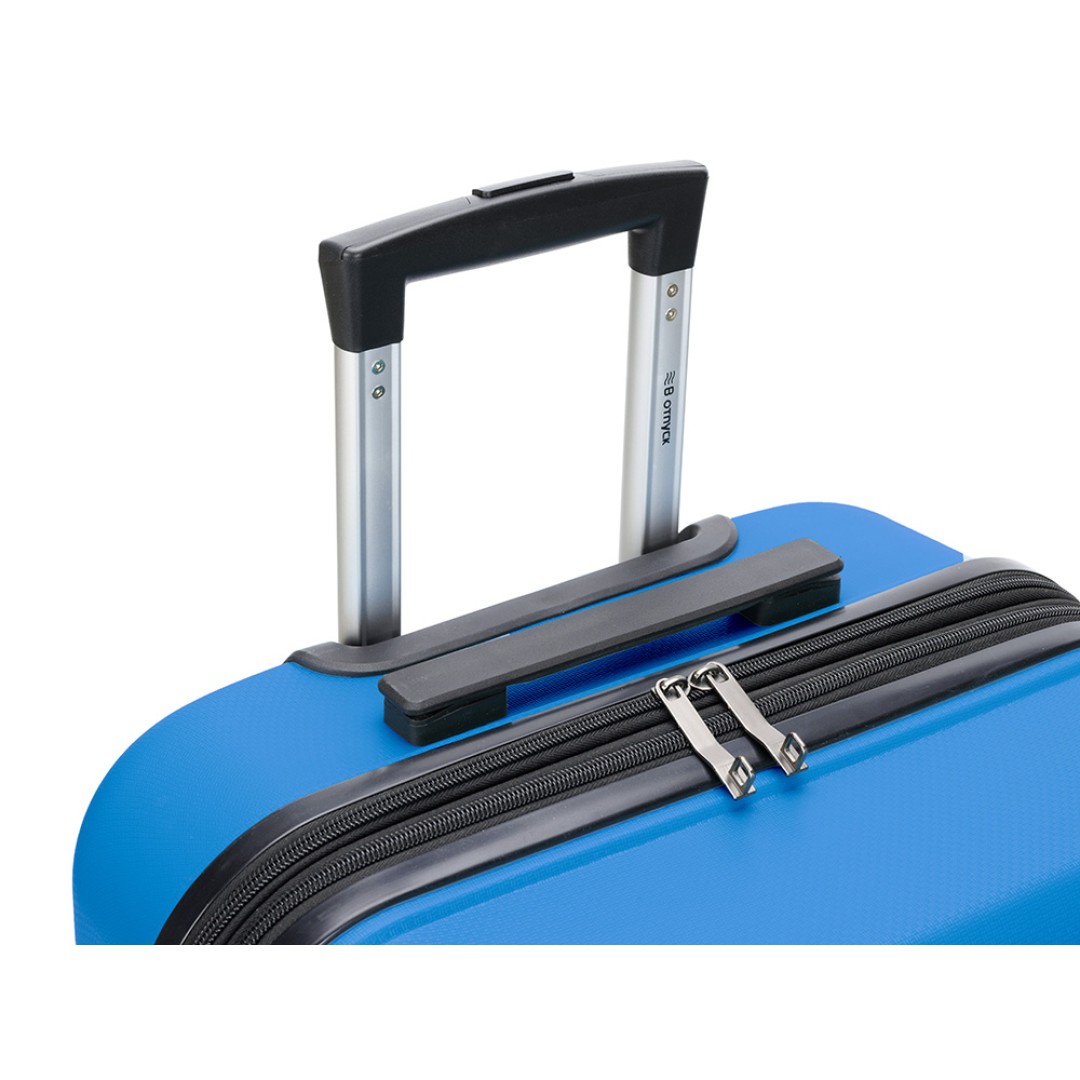 Чемодан TORBER В Отпуск, ярко-синий, полипропилен, 65,5 х 43,5 х 26 см, 62 л