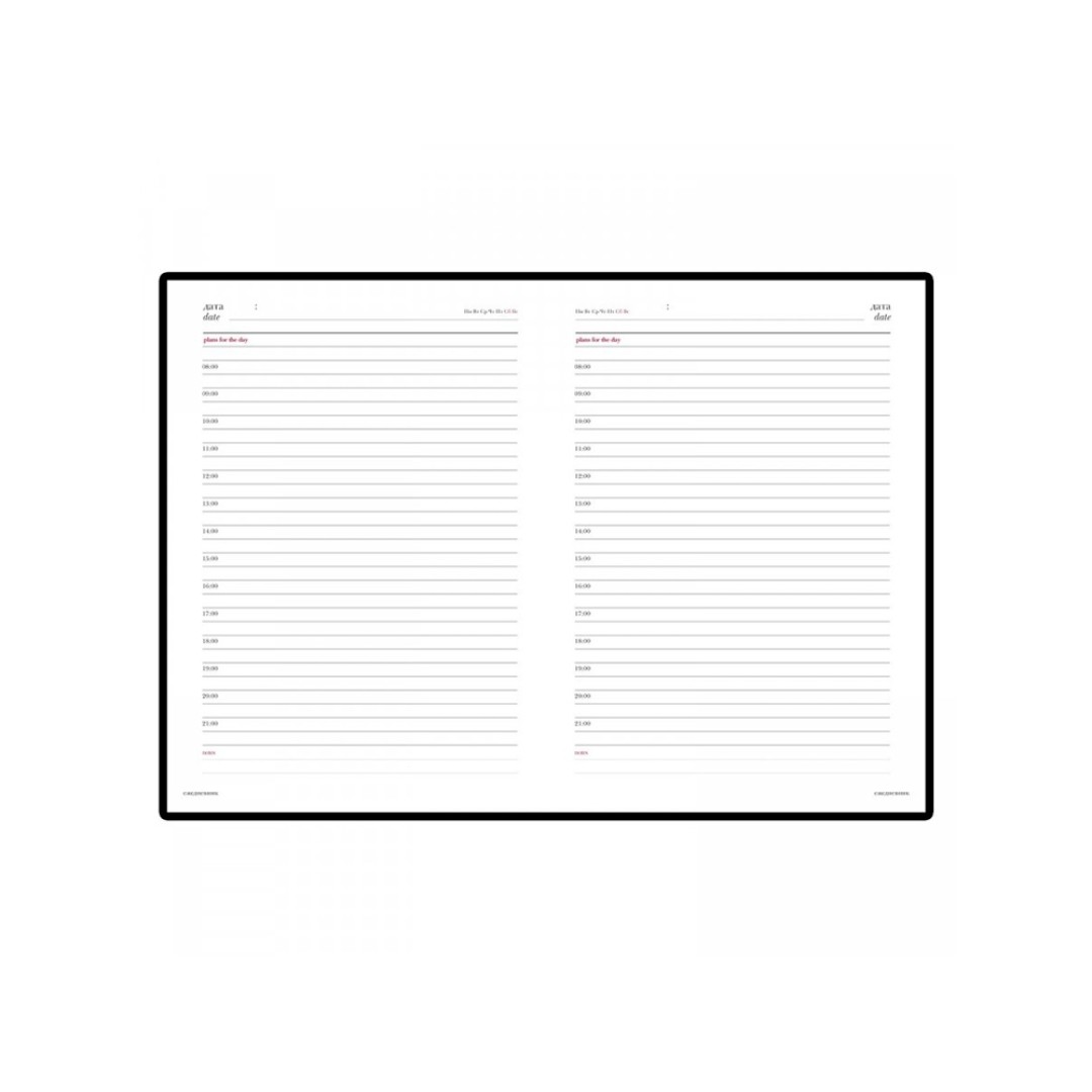 Ежедневник недатированный А6+ "Sidney Nebraska", синий (золотой обрез)