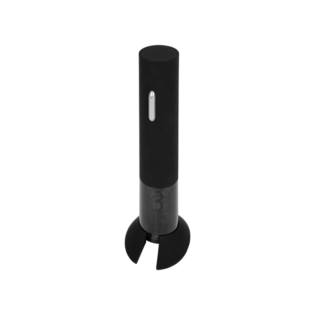 Электрический штопор Corkoff для винных бутылок с покрытием софт тач, черный