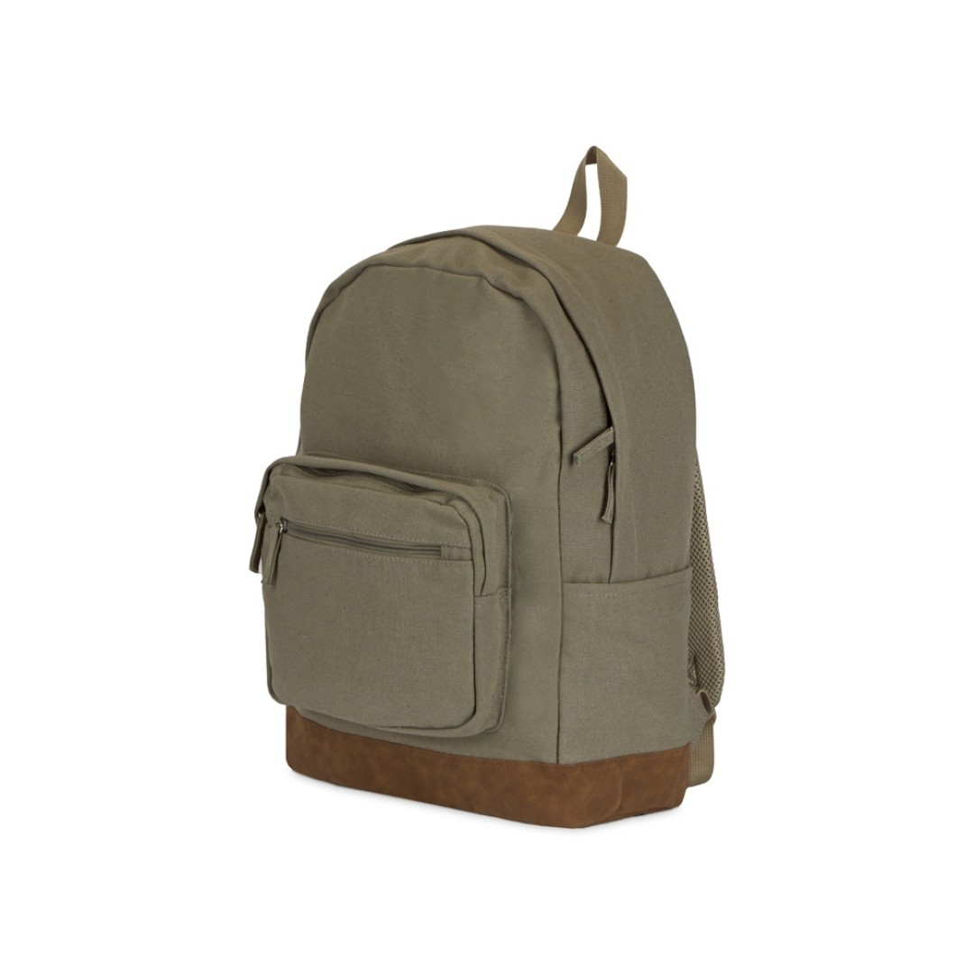 Рюкзак Shammy с эко-замшей для ноутбука 15", бежевый