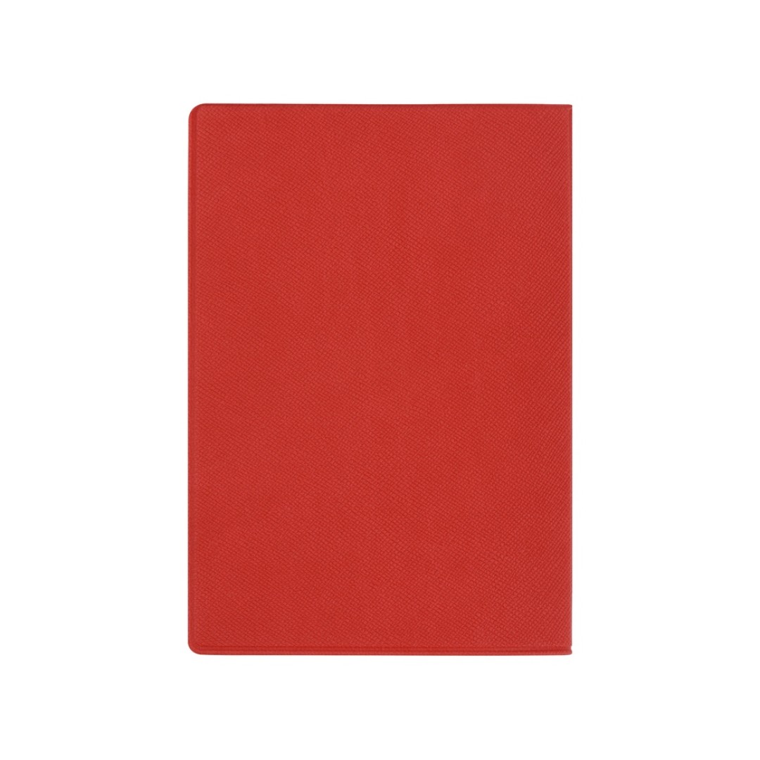 Классическая обложка для паспорта "Favor", красная/серая