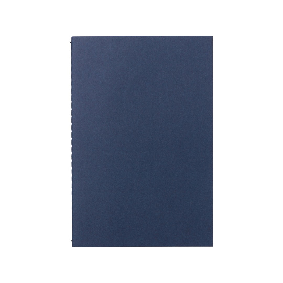 Блокнот "Monet", гибкая обложка A5 из моющегося крафта, 32 листа, темно-синий