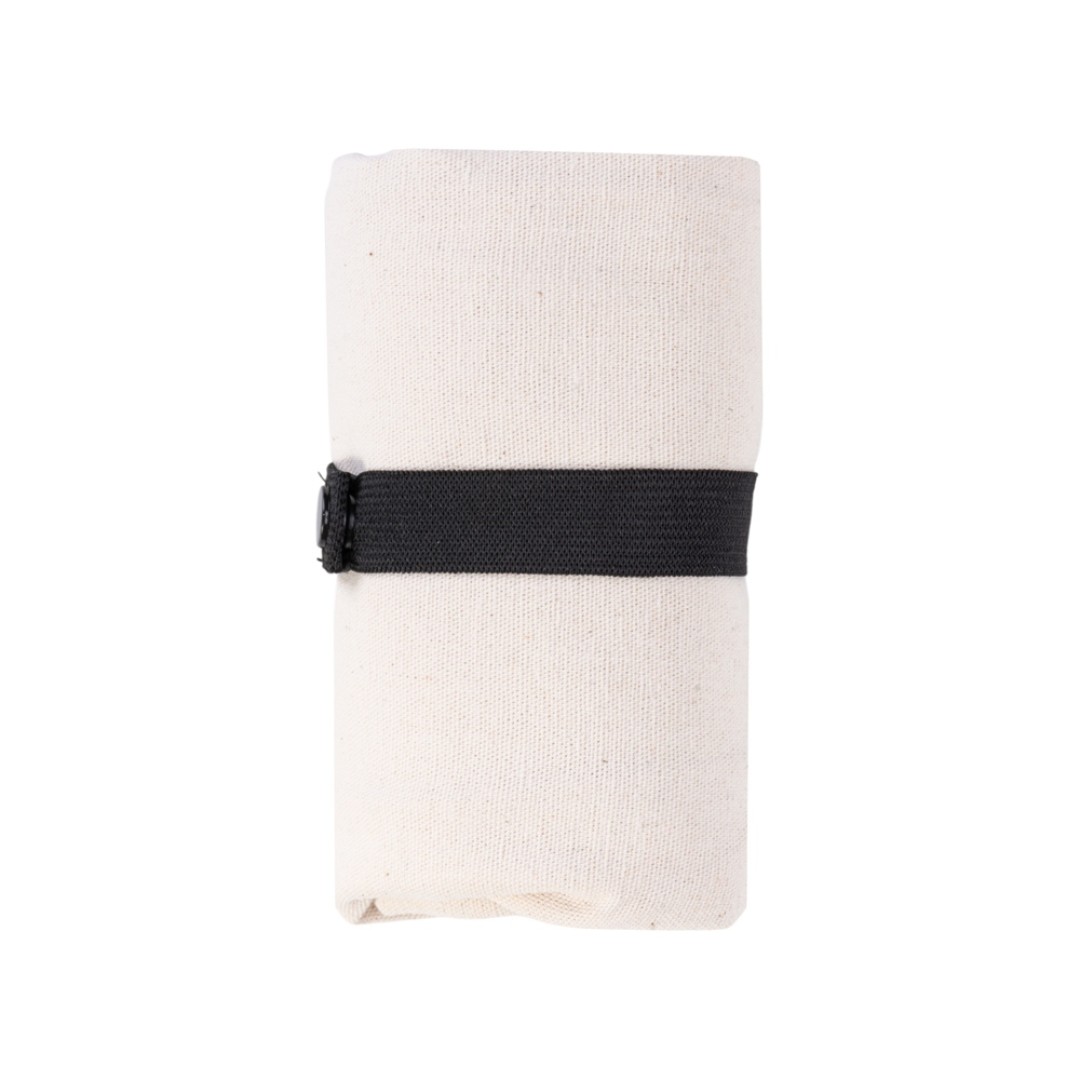 Сумка Fixy из переработанного хлопка с фиксирующей эластичной лентой, натуральный