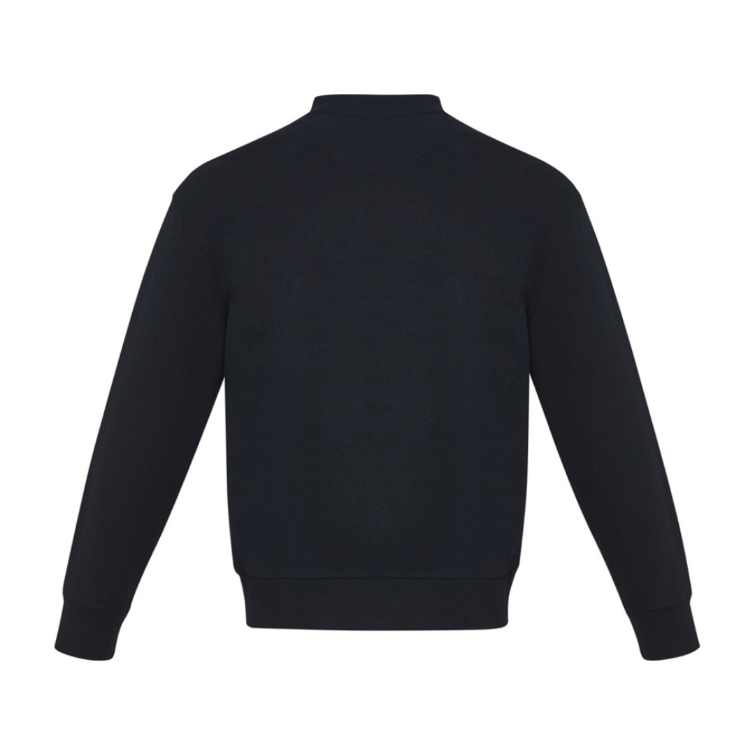 Jet унисекс Aware™ свитер с круглым вырезом из переработанных материалов - Темно - синий