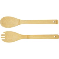 Argulls, бамбуковая салатница и приборы, natural