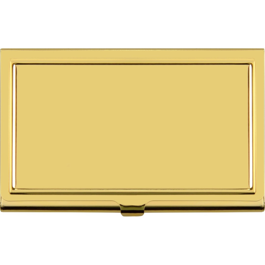 Визитница «Белуччи», золотистый глянцевый (Р)