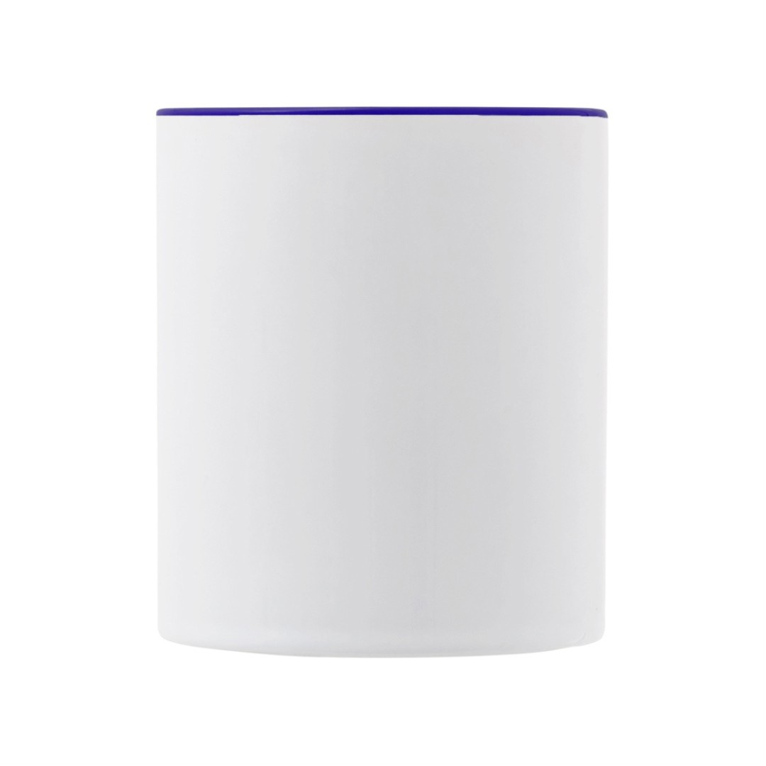 Керамическая кружка со стеклянной ручкой для сублимации "Charm", синий