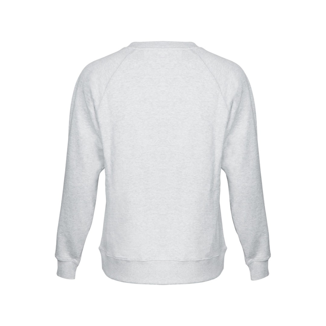 Свитшот оверсайз с рукавом реглан «Belgrade», унисекс, серый меланж