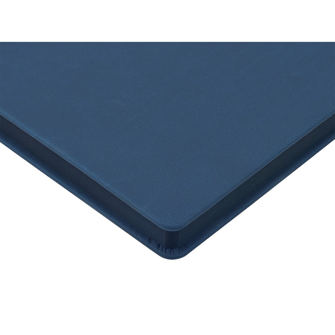 Ежедневник А5 "Megapolis Color New" soft-touch, темно-синий