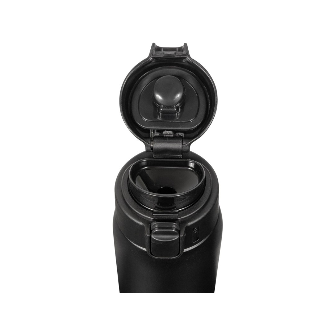 Термокружка Relaxika 701 (0,48 литра), черная (без лого)