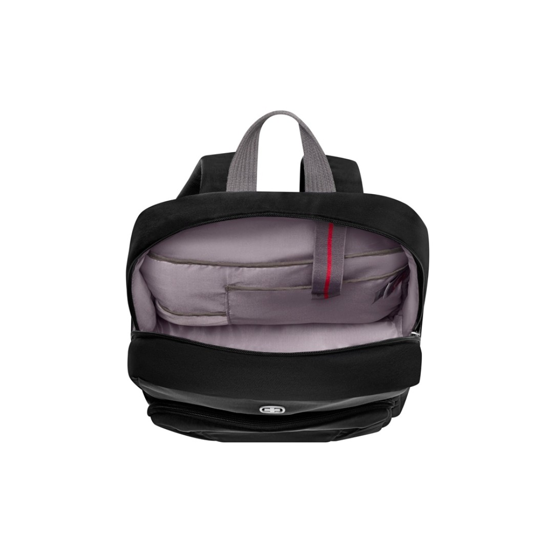 Рюкзак WENGER Motion 15.6", черный, нейлон, 31x17x42 см, 20 л