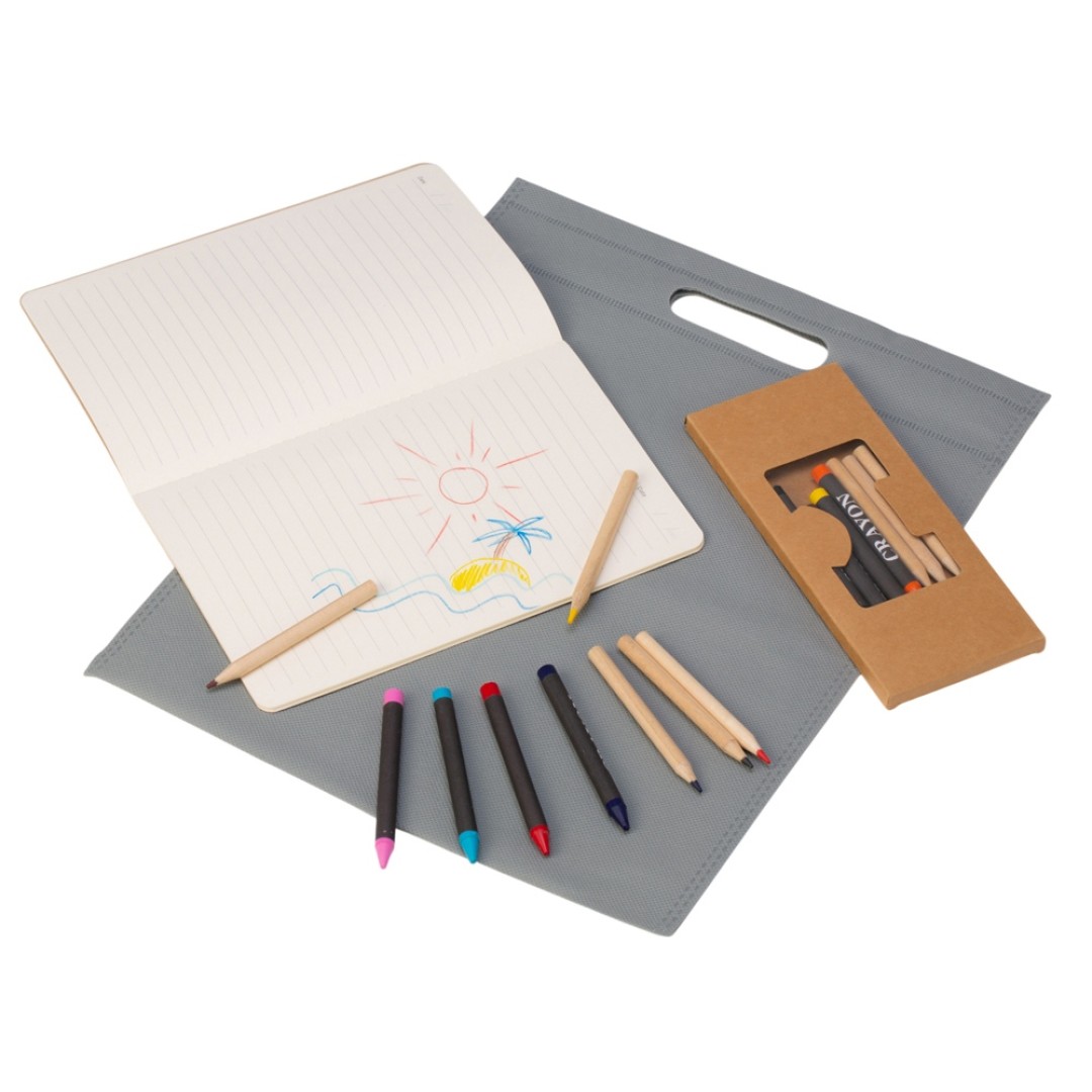 Подарочный набор для творчества "Les Artistes", натуральный/серый