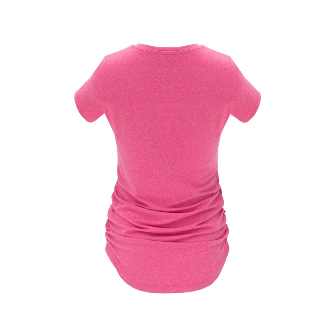 Футболка "Aintree" женская, меланжевый фуксия