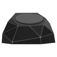 Док-станция «Geo Dock» с быстрой беспроводной зарядкой, черный с белой подсветкой. XOOPAR