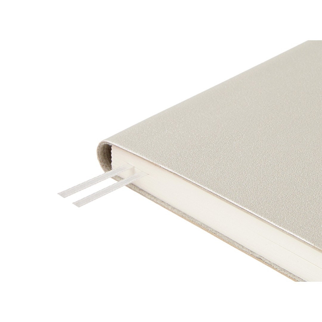 Ежедневник недатированный А5 "Grand", серебро