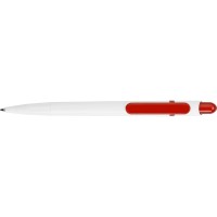 Ручка шариковая "Этюд", белый/красный (P)