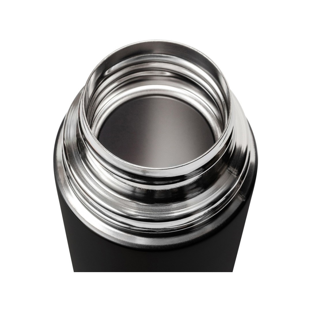 Термос Relaxika 101 (1 литр), черный (без лого)