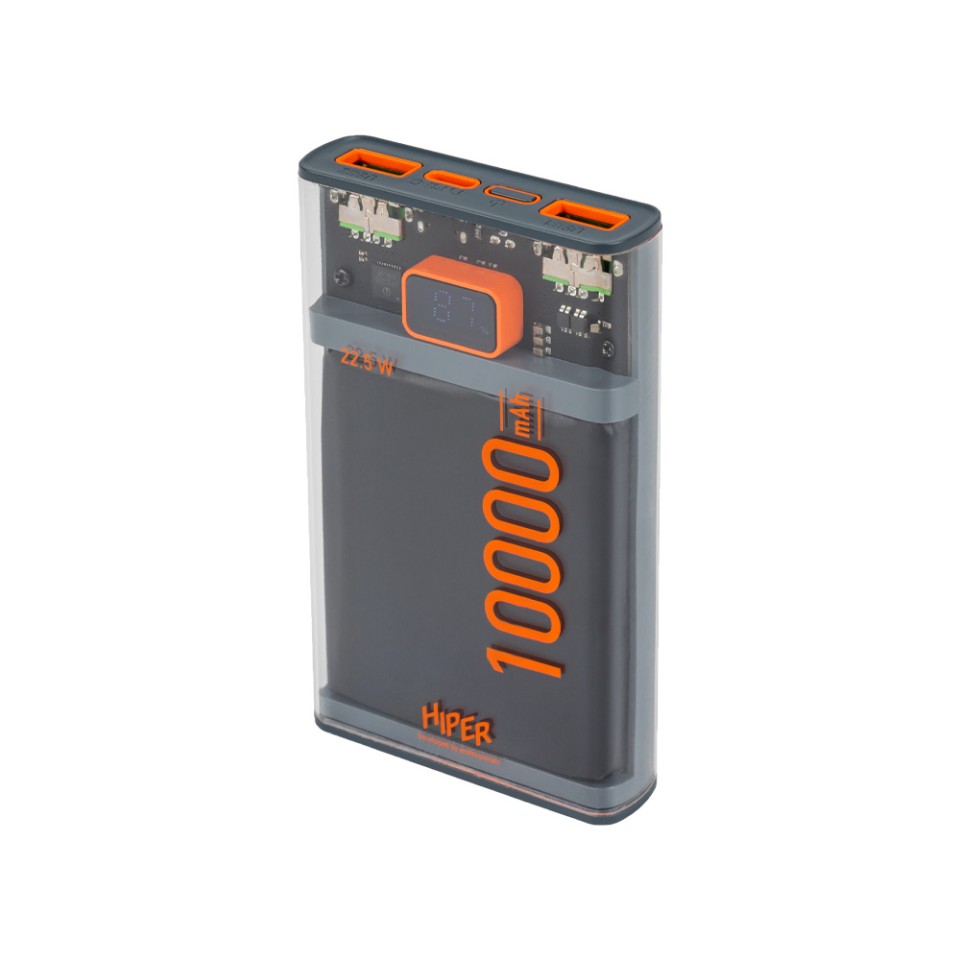 Внешний аккумулятор «CORE X», 10000 mAh, черный