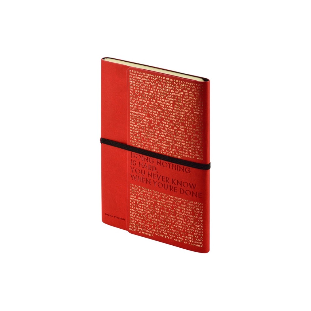 Ежедневник недатированный А5 «Bilbao», красный