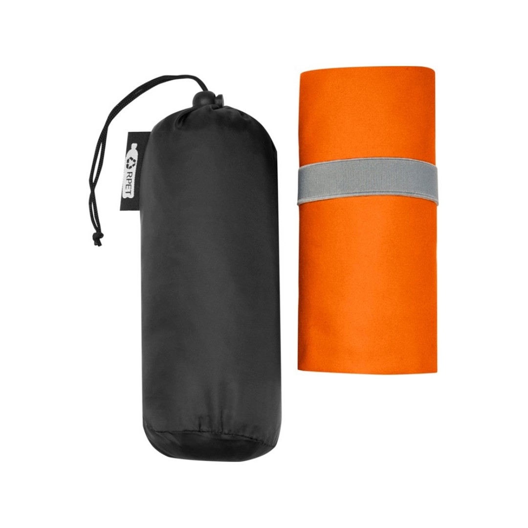 Pieter сверхлегкое быстросохнущее полотенце из переработанного РЕТ-пластика, оранжевый