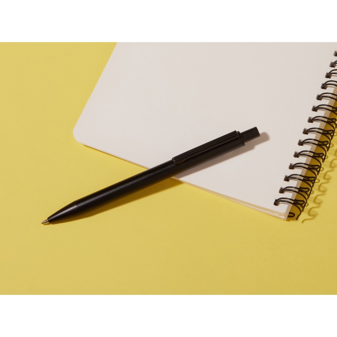 Ручка металлическая шариковая "Groove M Recy", черный