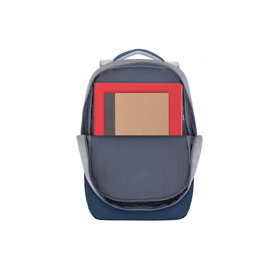 RIVACASE 7567 grey/dark blue рюкзак для ноутбука 17.3" / 6