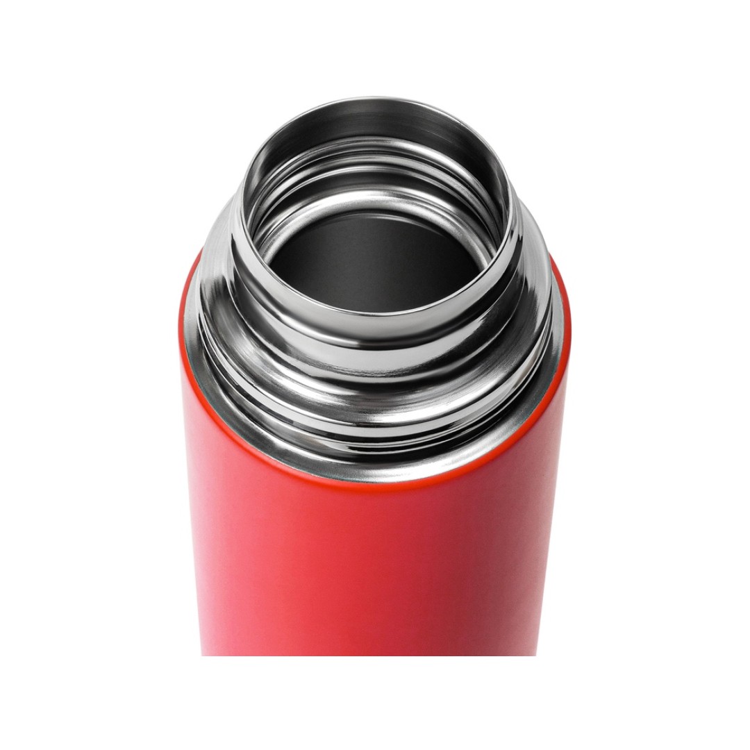 Термос Relaxika 101 (1 литр), красный (без лого)